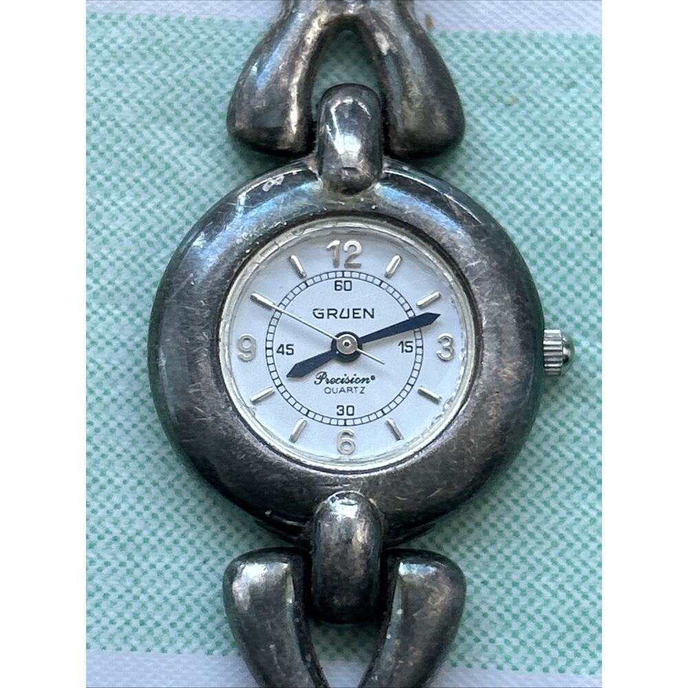 Precision By Gruen Silver Tone Women’s Quartz Watch